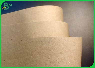รีไซเคิลกระดาษคราฟท์สีน้ำตาลร่องขนาด 50 แกรมสำหรับรีไซเคิลเอกสารและห่อของขวัญ